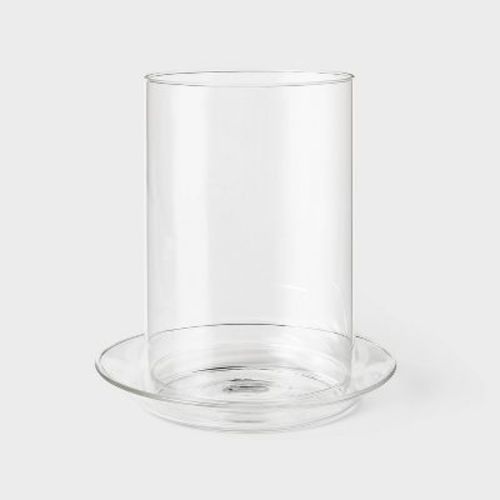Tall Glass Pillar Hurricane - Threshold™ a collection with @ThisOakHouse