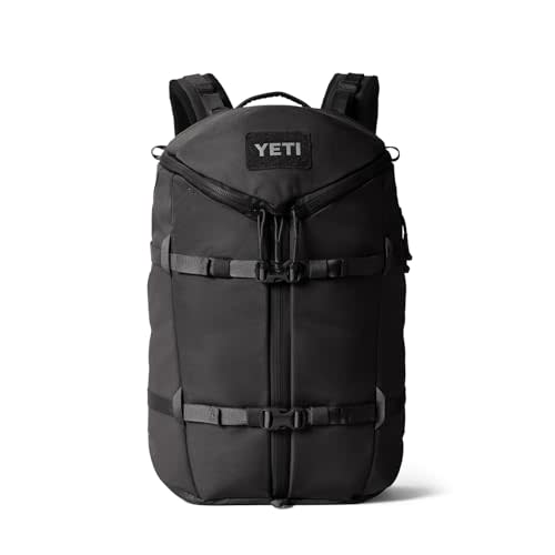 YETI Ranchero Backpack 27L, All-Day Utility Pack, Structured and Durable, Black