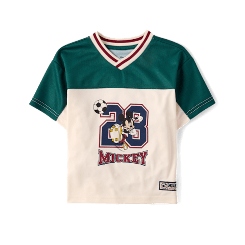 Toddler Boys Mickey Mouse™ Soccer Jersey - Cream