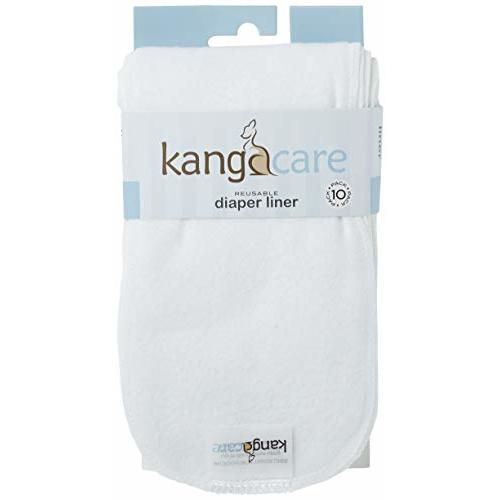 Kanga Care Reusable Microchamois Cloth Diaper Liner Use with Baby Creams or Balms (10 Pack)