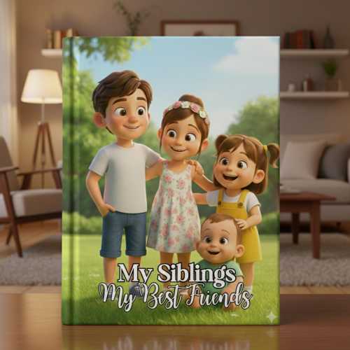 Personalized Siblings Story Book | Custom Sibling Characters | Personalized Family Adventure Book | Gift for Siblings | Custom Name Book