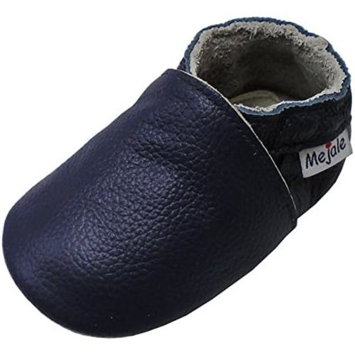 Mejale Baby Boy Girl Shoes Soft Soled Leather Moccasins Anti-Skid Infant Toddler Prewalker