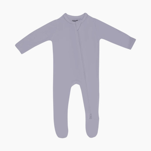 Kyte Baby Zipper Footie - Haze, 3-6 M