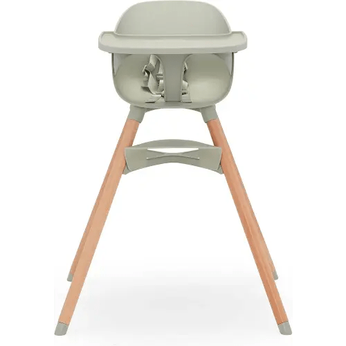 Lalo The Chair Convertible 3-in-1 High Chair for Babies & Toddlers, Dishwasher Safe Tray, Adjustable Footrest, Sage