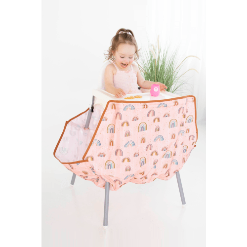 High Chair Food Catcher - Rainbows