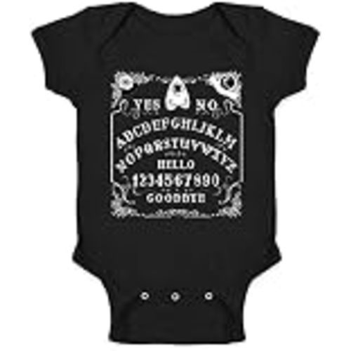 Pop Threads Gothic Spirit Board Planchette Horror T-Shirt Baby Bodysuit