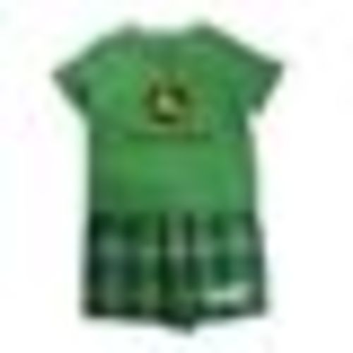John Deere Infant Boy 2 pc. Shortset Plaid, 6-9 M,Green at Tractor Supply Co