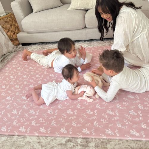 Botanical Play Mat - Ash Rose – Munchkin & Bear