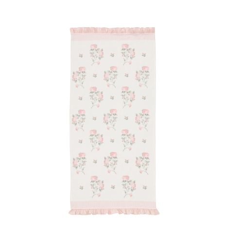 Bria Hammel Jacquard Rose Ruffle Bath Towels