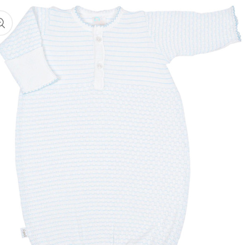Paty Knit Placket Gown - PatyInc