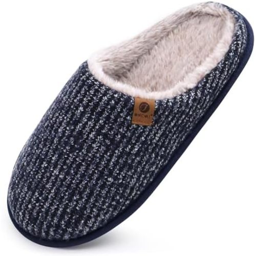 ONCAI Mens Scuff Slippers Memory Foam Best Arch Support
Cozy, Slip On, Warm, House Shoes, Indoor/Outdoor