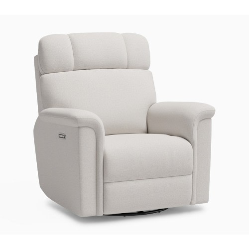 Lullaby Deluxe Recliner Heathered Chenille Pebble