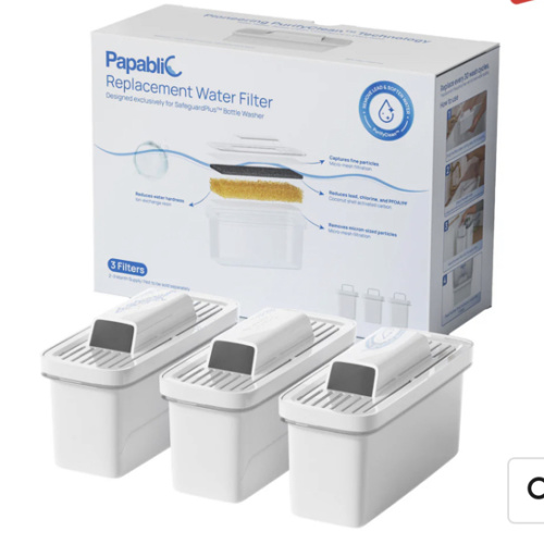 Papablic PurifyClean™ Replacement Water Filter,3 Count