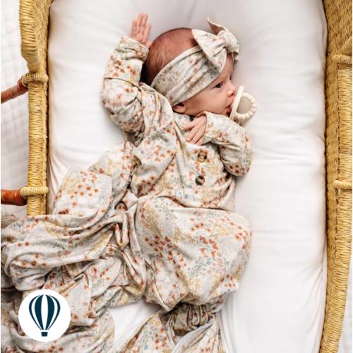 Pearl Newborn Headband Bundle (Gown)