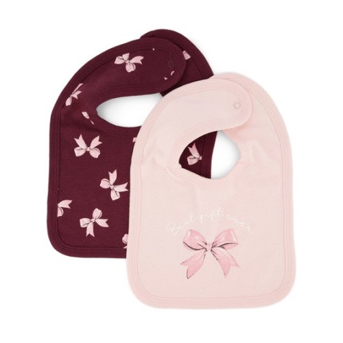 Light Pink Baby 2 Pack Bibs | Best&Less™ Online