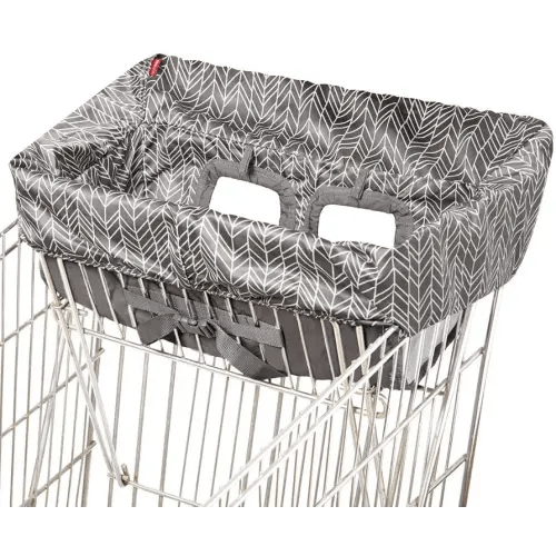 Skip Hop Shopping Cart Cover, Take Cover, Grey Feather