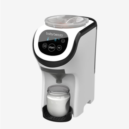 Baby Brezza Formula Pro Mini Baby Formula Mixer Machine Fits Small Spaces and is Portable for Travel– Bottle Makers Makes The Perfect Bottle for Your Infant On The Go, White