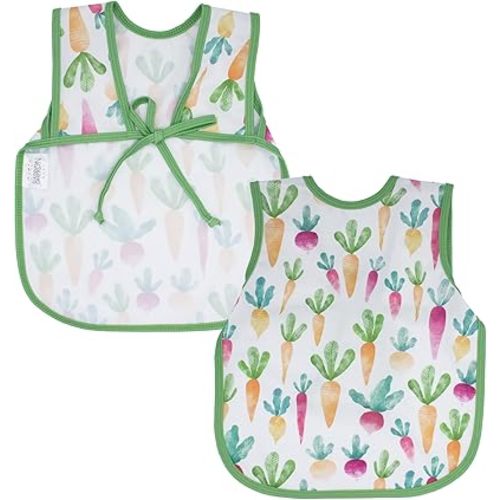 BapronBaby Farm Produce Bapron - No Neck Tie Safer Bib for Baby & Toddler - Soft Waterproof Stain Resistant - Machine Washable - Sz Baby/Toddler 6m-3T