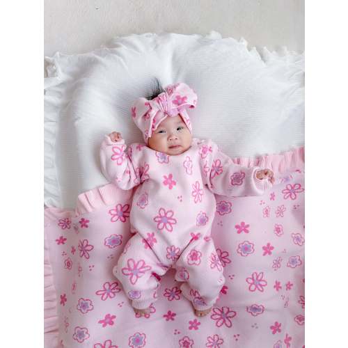 Wildflower Dreams Jumpsuit - Powder Pink