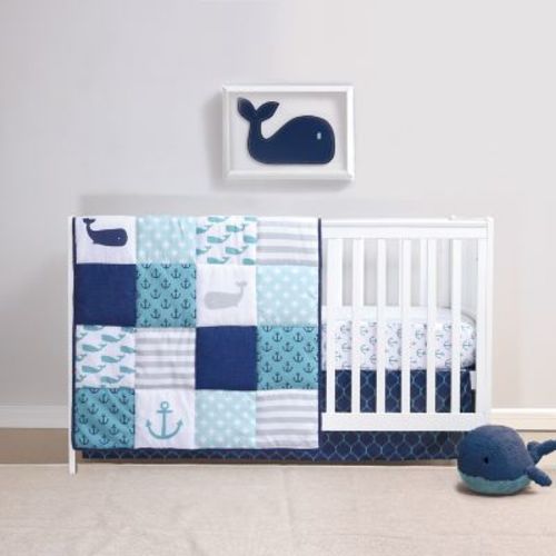 The Peanutshell™ Nautical 3-Piece Crib Bedding Set - MULTI - CRIB SET