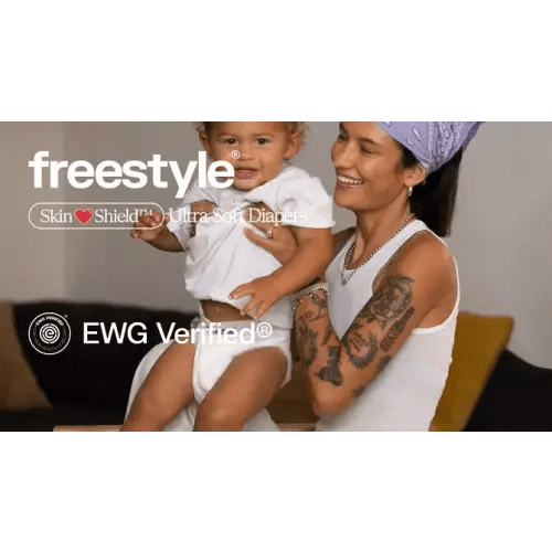 Freestyle Hyper Absorbent Ultra Soft TCF Baby Diapers (Select Size and Count)