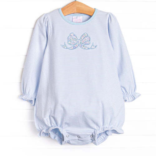 9M Gorgeous Bow Applique Bubble, Blue – Stitchy Fish