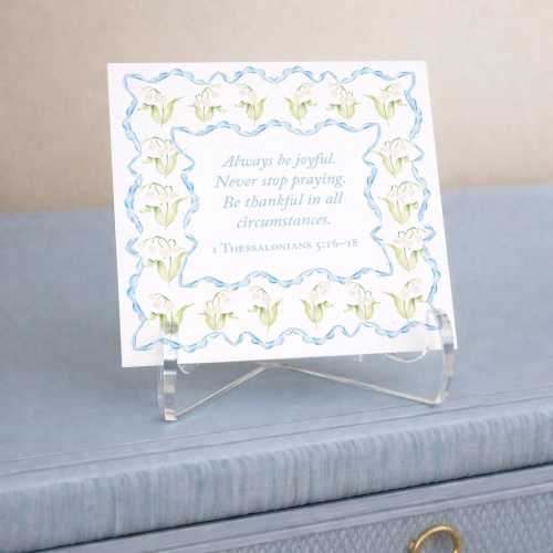 Scripture Cards for Kids | Watercolor Lillies | Grandmillennial Style