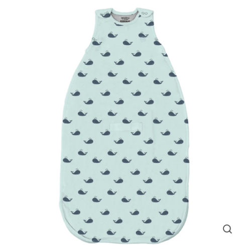 4 Season® Ultimate Baby Sleep Bag, Merino Wool & Organic Cotton, Whales
