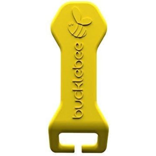 Bucklebee Easy Car Seat Buckle Release Aid for Children Unbuckle Car Seat Release Tool - Button Pusher - Opener for Nails - Buckle Release Tool (1 Pack Yellow)