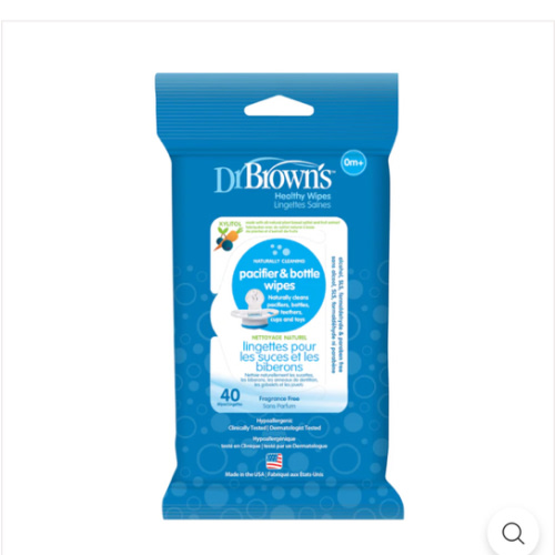 Dr. Brown's  Pacifiers and Bottle Wipes, 40 Count