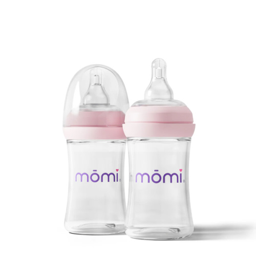 momi vibes breast-like bottle sets - seashell