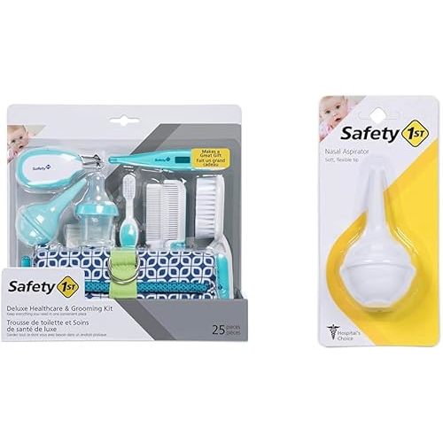 Safety 1st Deluxe 25-Piece Baby Healthcare Kit with Nasal Aspirator