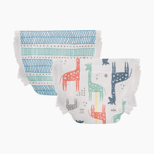 The Honest Company Clean Conscious Disposable Diapers - Dots+Dashes + Multi-Giraffes, Size 1, 78 Count