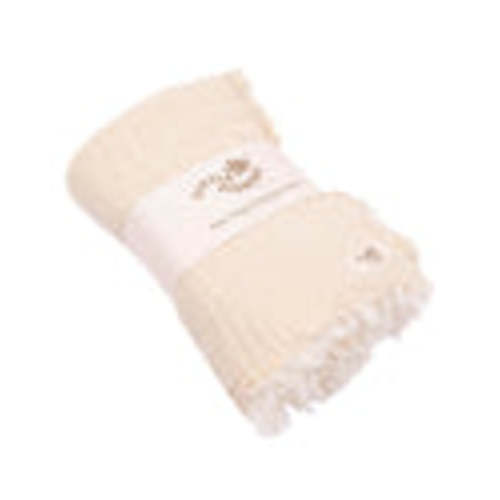 Little Fishies Gauze Receiving Blanket - Natural | Sand Cloud