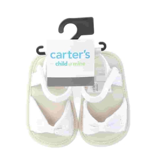 Carter's Child of Mine Baby Girls Eyelet Sandals for Picnics and Adventures
