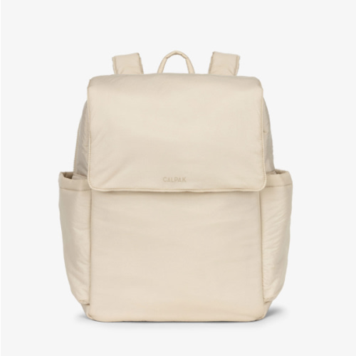 Diaper Backpack with Laptop Sleeve - OATMEAL