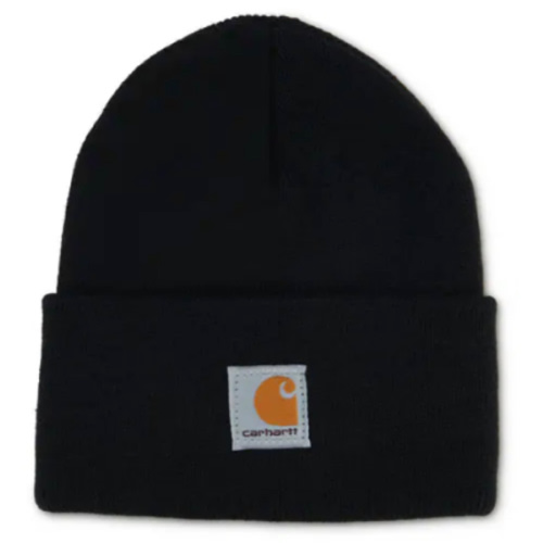 Kids' Acrylic Beanie (Black)