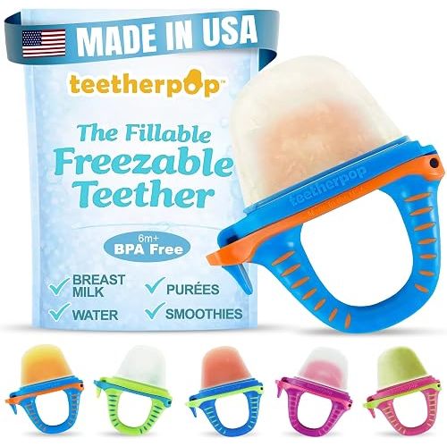 Fillable Freezer Teethers for Babies – Made in USA Teething Pacifier