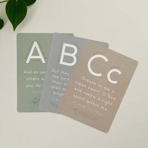 Second Edition ABC Scripture Memorization Cards