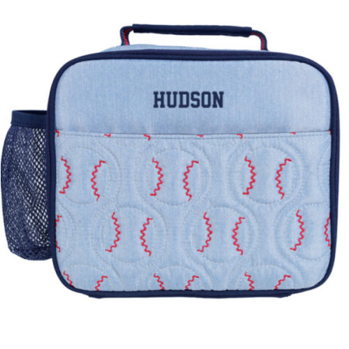 Chambray Baseball Mackenzie Lunch Box