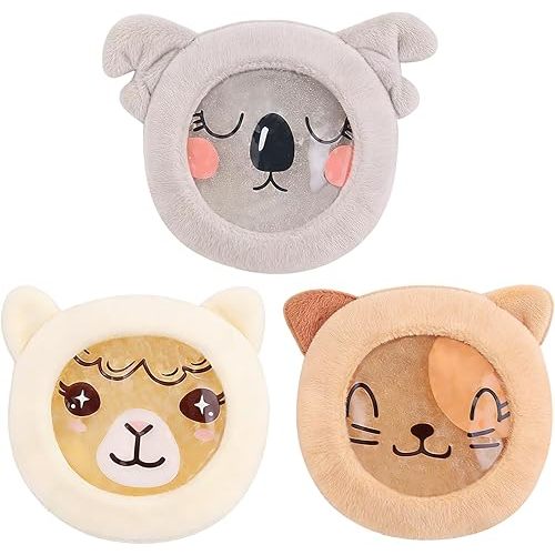 Hilph Small Ice Packs for Boo Boos, FSA Eligible, HSA Approved, 3 Cold Packs with Cute Cover for Injuries Reusable, Hot Cold Compress for Body Pain Relief, Toothache, Wisdom Teeth, Fever, First Aid