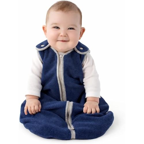 Baby Deedee Sleep Nest Fleece - Fleece Sleep Sack 1.2 TOG 0-6M Navy