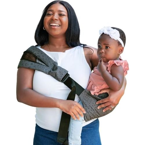 Boppy ComfyHold Cross-Body Hip Carrier for Toddlers, Compact & No-Slip Fit