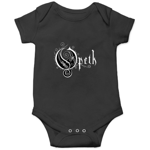 Opeth, Opeth band, Opeth tour, Onesies Kids's Short Sleeve Onesie 12M Black sold by Anabel shop design | SKU 138562186 | Printerval