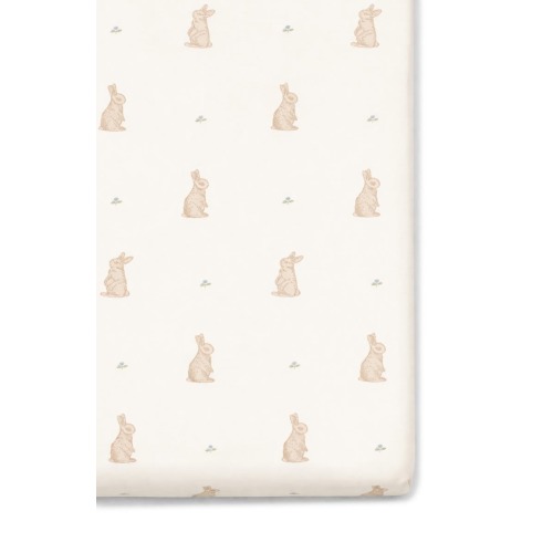 Print Organic Cotton Muslin Crib Sheet