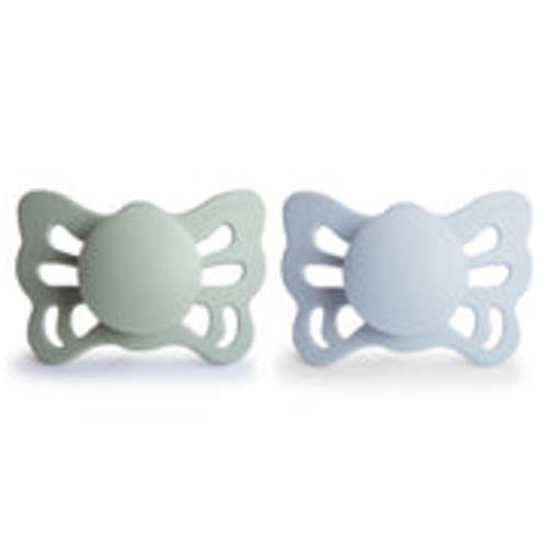 FRIGG Butterfly Anatomical Silicone Pacifier 2-Pack (0-6 Months) – Mushie