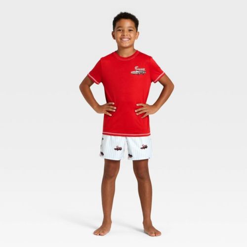 Boys' 2pc Short Sleeve Christmas Pajama Set - Cat & Jack™