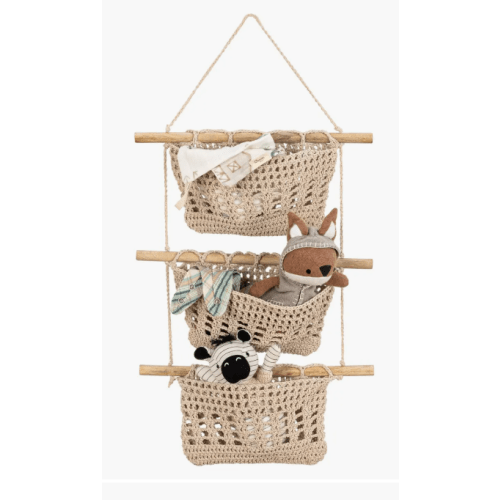 3-Tier Crochet Hanging Baskets