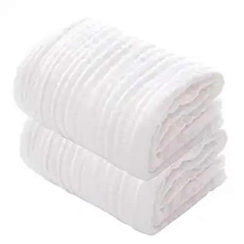 MUKIN Baby Bath Towels, Super Soft Cotton Receiving Blanket for Baby's Delicate Skin,2Pack Swaddle Blanket for Newborns Toddlers Boy Girl,Baby Registry as Shower (White+White)