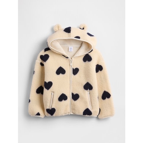 Baby & Toddler Sherpa Bear Zip Hoodie